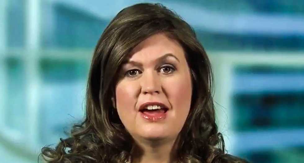Sarah Huckabee Sanders apologizes for over-the-line attack on Joe Biden