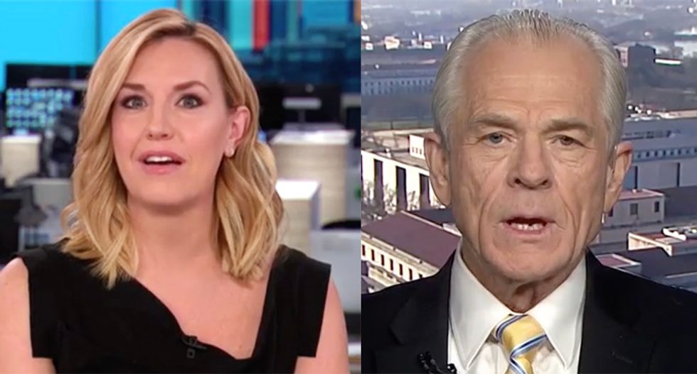 Watch: Trump trade advisor cornered as CNN's Poppy Harlow catches him in several lies about the economy