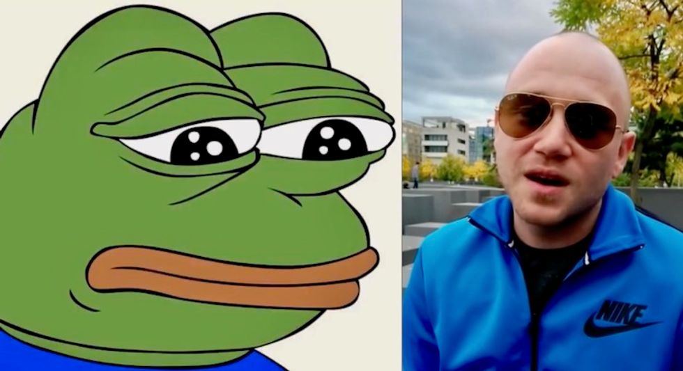 Alt-right frog Pepe disappeared from neo-Nazi site after copyright claim