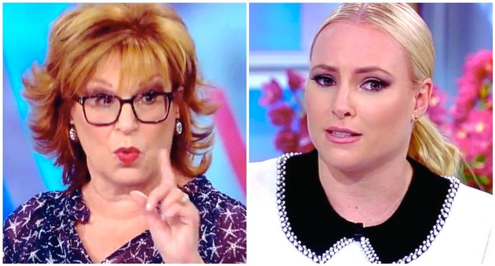 The View’s Meghan McCain scolds liberals for opposing Kavanaugh -- and gets schooled by Joy Behar