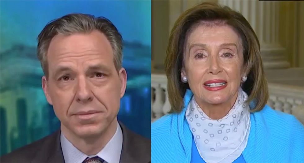 'That's called embalming': Nancy Pelosi drops mic on Trump for disinfectant gaffe in new CNN interview