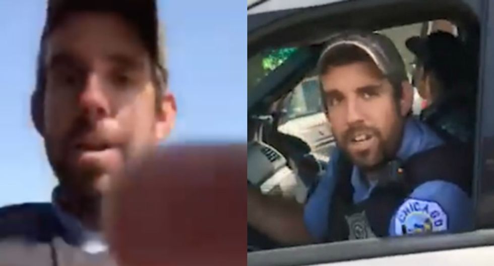 Chicago cop caught on video taunting black men -- and bragging about killing people