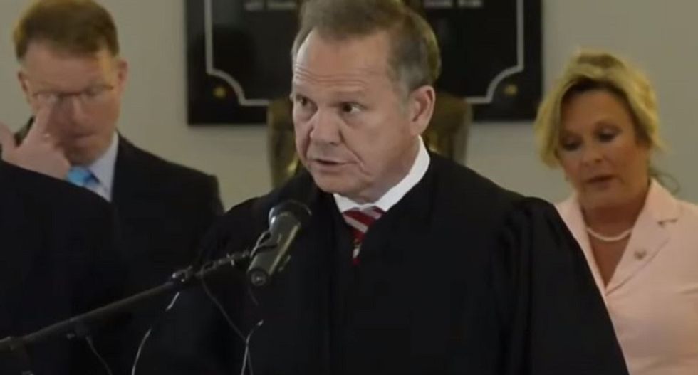 WATCH: Alabama's chief justice blames legal troubles on a ‘transvestite’ in crazy anti-gay rant