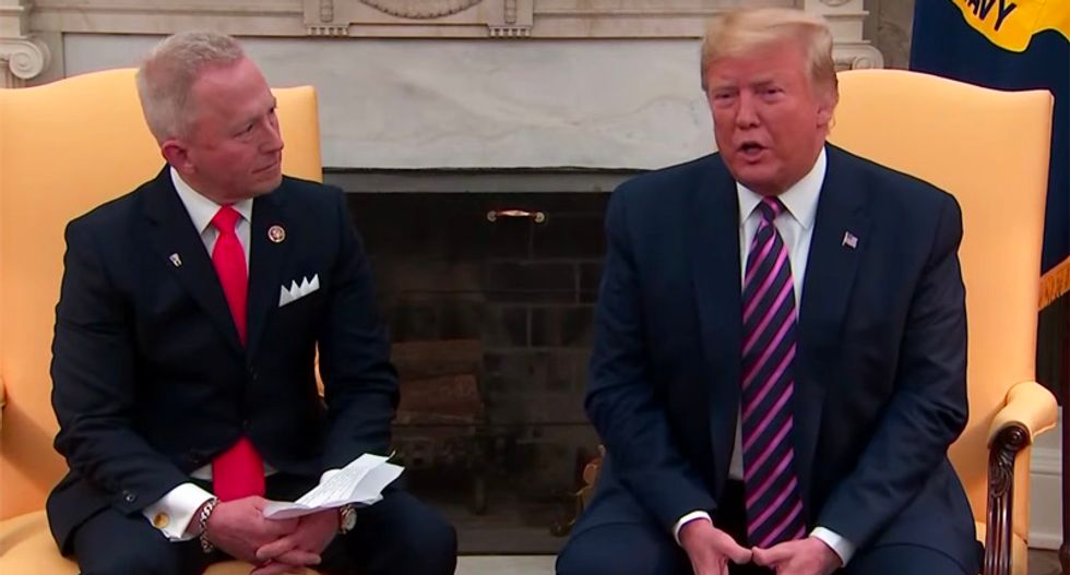 Ex-Democratic lawmaker hilariously backpedals after pledging his ‘undying’ support to Trump