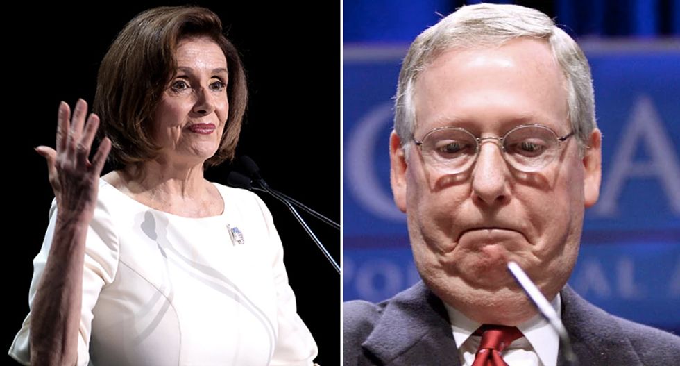 Here's how Nancy Pelosi outsmarted Mitch McConnell over impeachment rules despite an 'amazingly weak hand'
