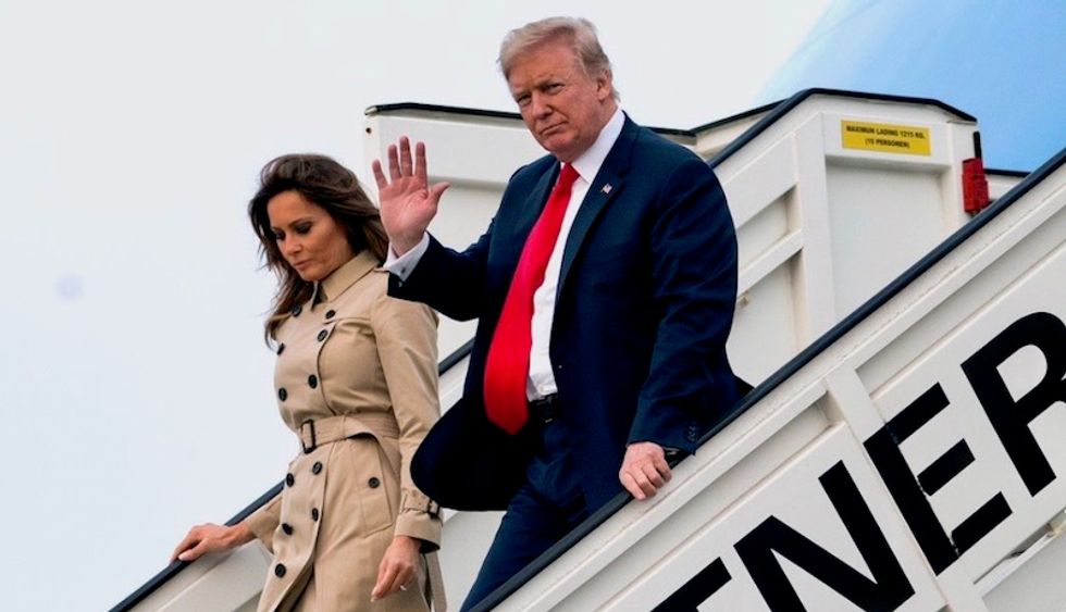 Photos of Melania Trump on Europe trip fuel new round of 'body double' conspiracy theories: report