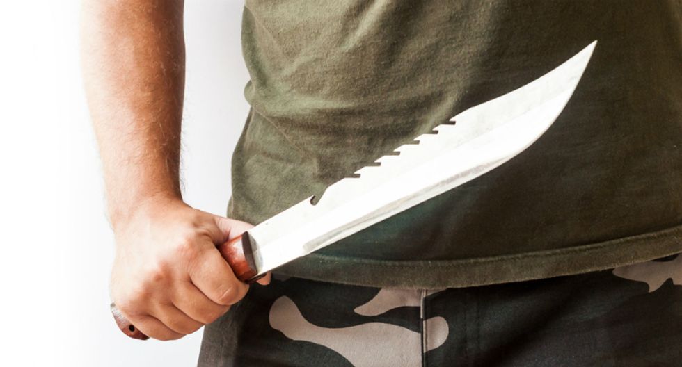 California man screaming racial slurs hospitalizes black man in machete rampage: police