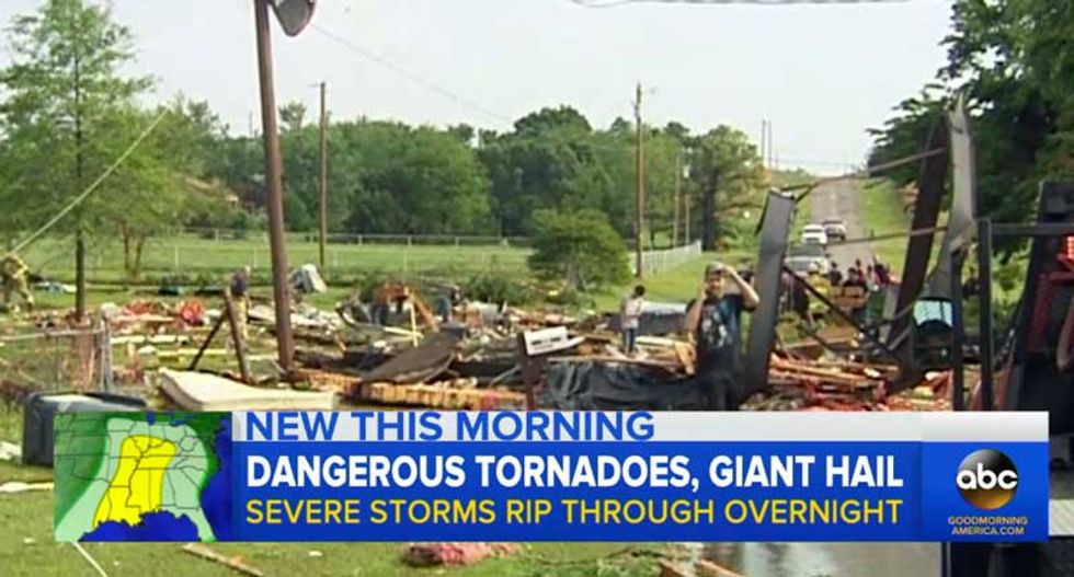 Six killed in Texas floods as severe weather lashes central US