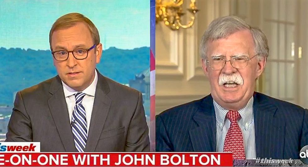 John Bolton wigs out when ABC nails him for punishing CNN by cancelling interview: 'I don't communicate with them'