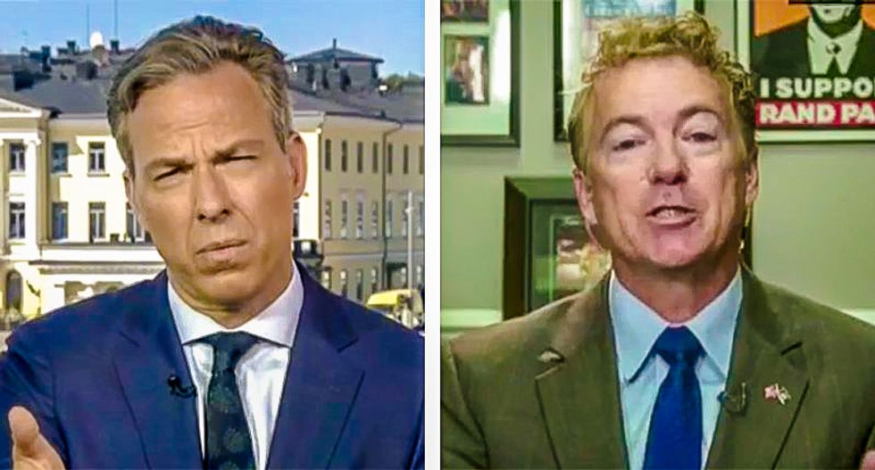 WATCH: Stunned Jake Tapper explains why NATO exists to a Russia-defending Rand Paul