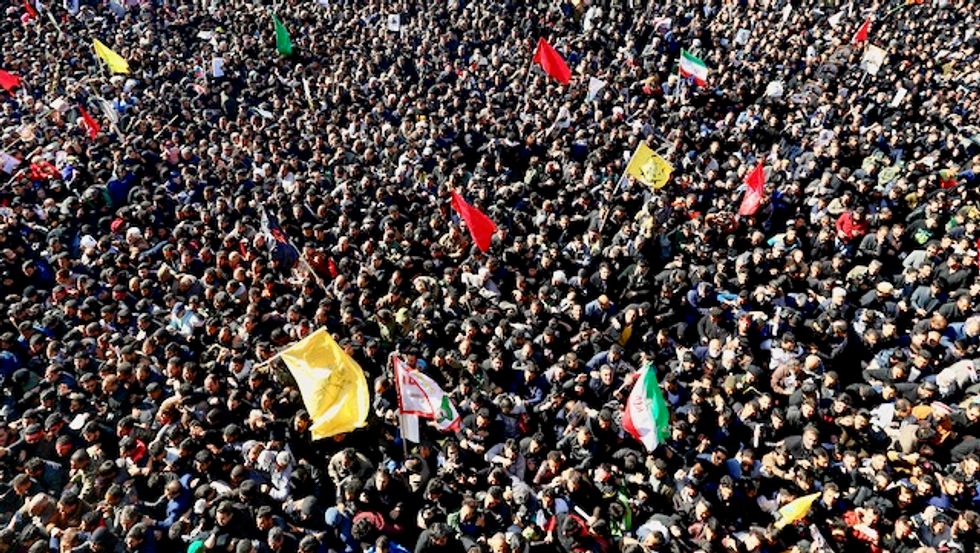 Stampede kills 32 at funeral for Iran general: state TV