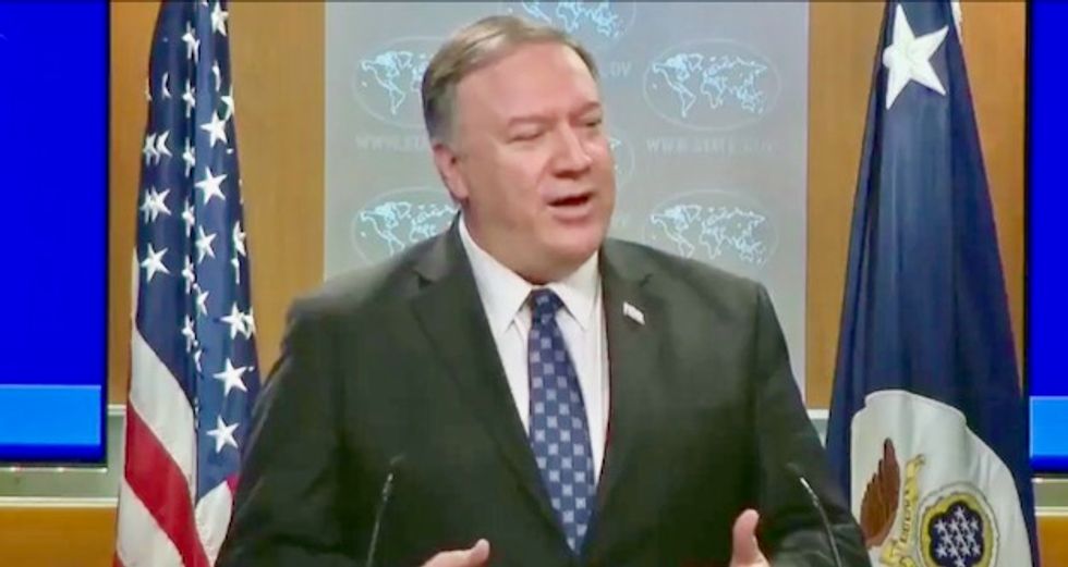 Pompeo flails in disastrous press conference when unable to defend claim Suleimani assassination was due to ‘imminent’ threat