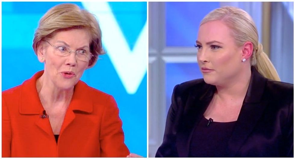 Elizabeth Warren shuts down Meghan McCain's Suleimani ranting on The View