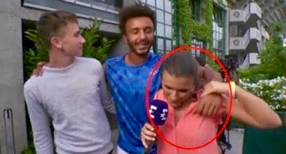 French player banished from French Open for groping journalist on live TV