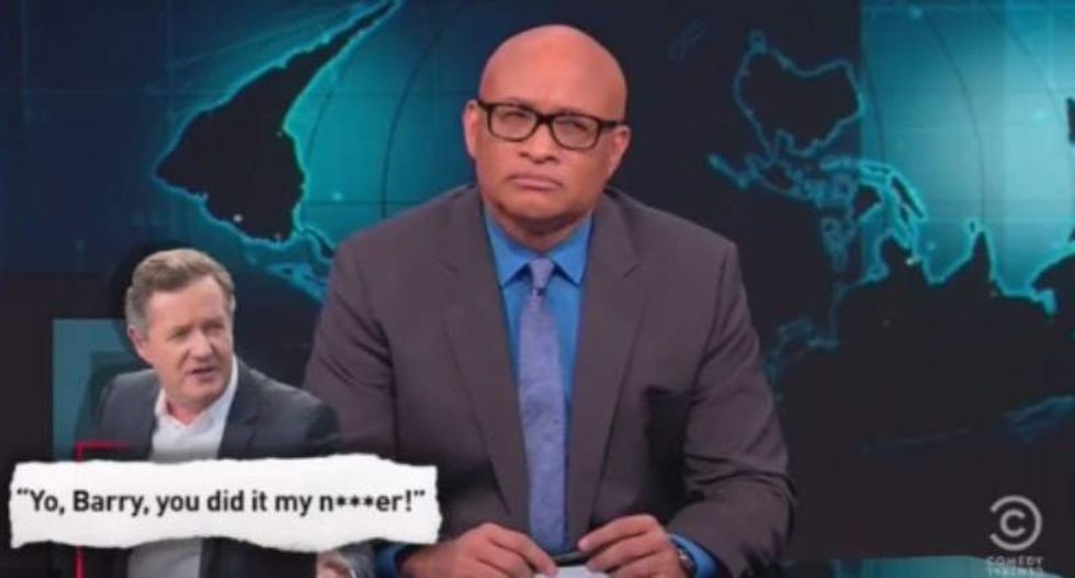 Larry Wilmore strikes back at Piers Morgan’s criticism of his #WHCD speech with a history lesson