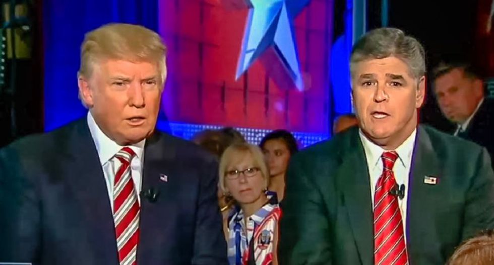 'He said to inject bleach': Fox News' Hannity nailed for Trump interview blaming Biden for president's COVID lies