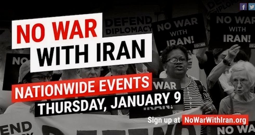 'No War With Iran' marches set for Thursday across US
