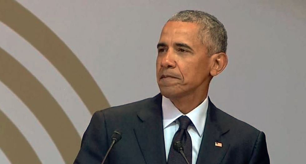 WATCH: Barack Obama calls out Russia -- and delivers a stunning warning about ‘the politics of fear’ in the Trump era
