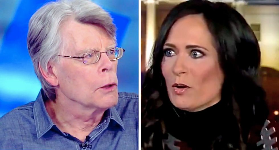 Stephen King offers $75,000 for White House press secretary Stephanie Grisham to do her job