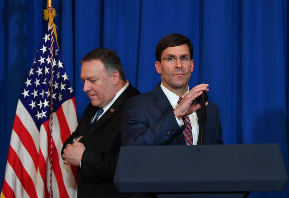 Esper and Pompeo couldn't agree during congressional briefing on Iran: congressman