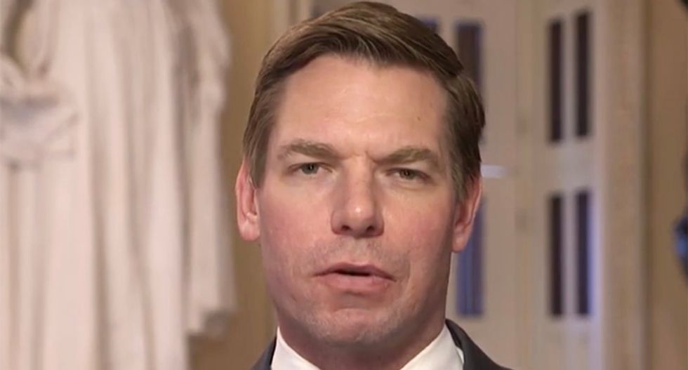 Rep. Swalwell ridicules Pompeo's definition of 'imminent threat' after contentious Iran press briefing