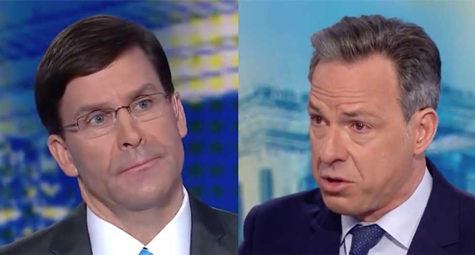 CNN's Tapper puts Defense Secretary Esper on the spot over Trump claim four embassies were targeted
