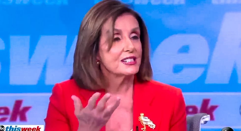 Nancy Pelosi drops mic on Trump's habit of projection: 'When he calls somebody crazy, he knows that he is'