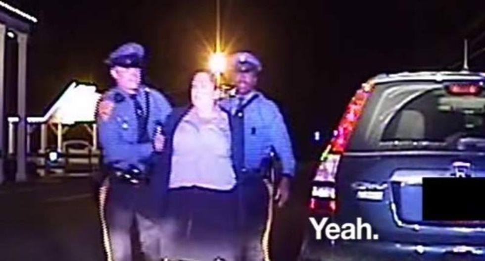 New Jersey woman exercises right to remain silent -- and state troopers arrest her anyway