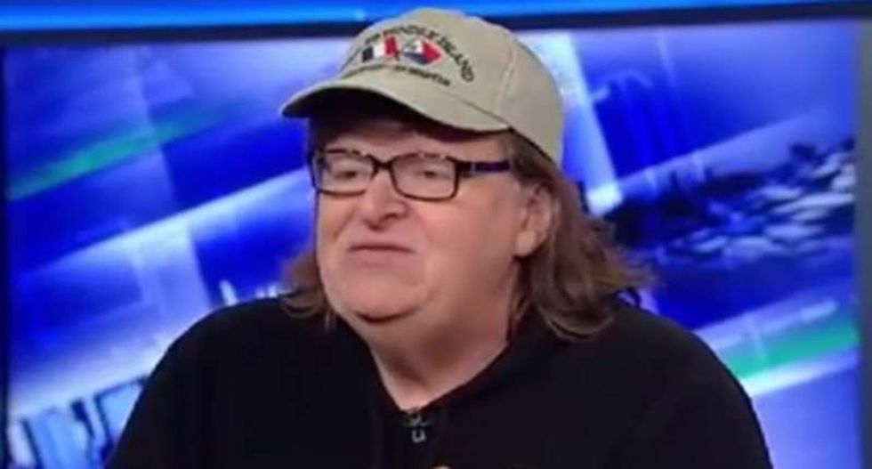 Sanders fan Michael Moore: I could only get behind Trump 'to help push him somewhere'