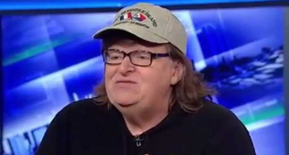 Sanders fan Michael Moore: I could only get behind Trump 'to help push him somewhere'