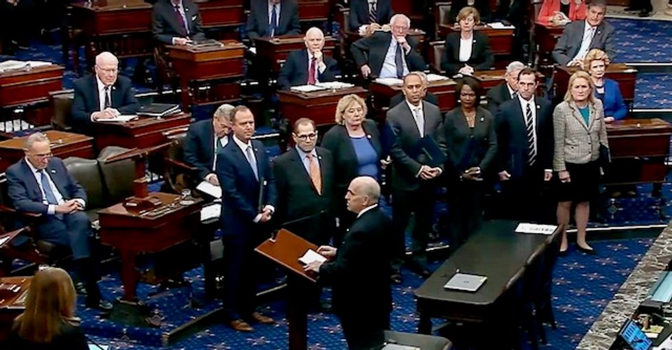 ‘Impeaching Donald John Trump for High Crimes and Misdemeanors’: Watch as Senate trial opens with ‘Hear ye, hear ye, hear ye’