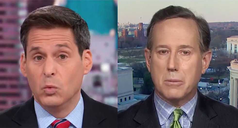 Rick Santorum flattened by CNN's Berman after calling Parnas bombshell revelations 'extraneous' to impeachment