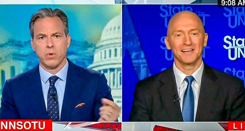 Jake Tapper busts lying Carter Page with email where he admits he was 'informal adviser' to the Kremlin