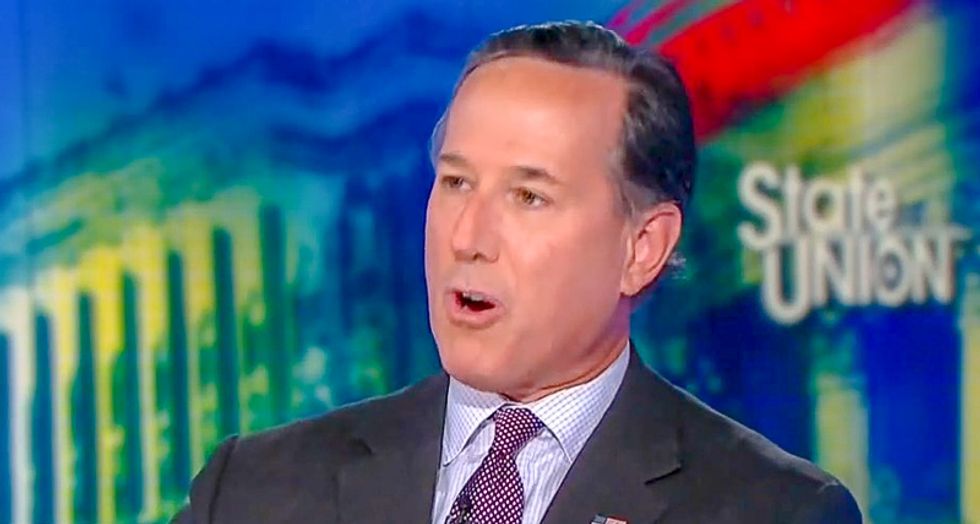 Santorum: There's nothing 'particularly problematic' about tapes of Trump discussing paying off ex-Playboy model