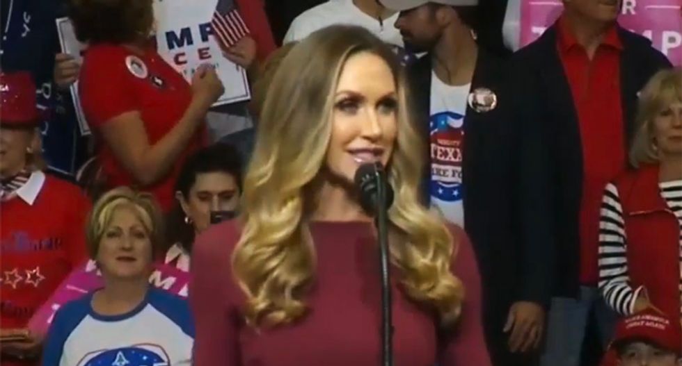 Lara Trump appears to mock Biden’s stutter at campaign event: 'Let’s get the words out, Joe'