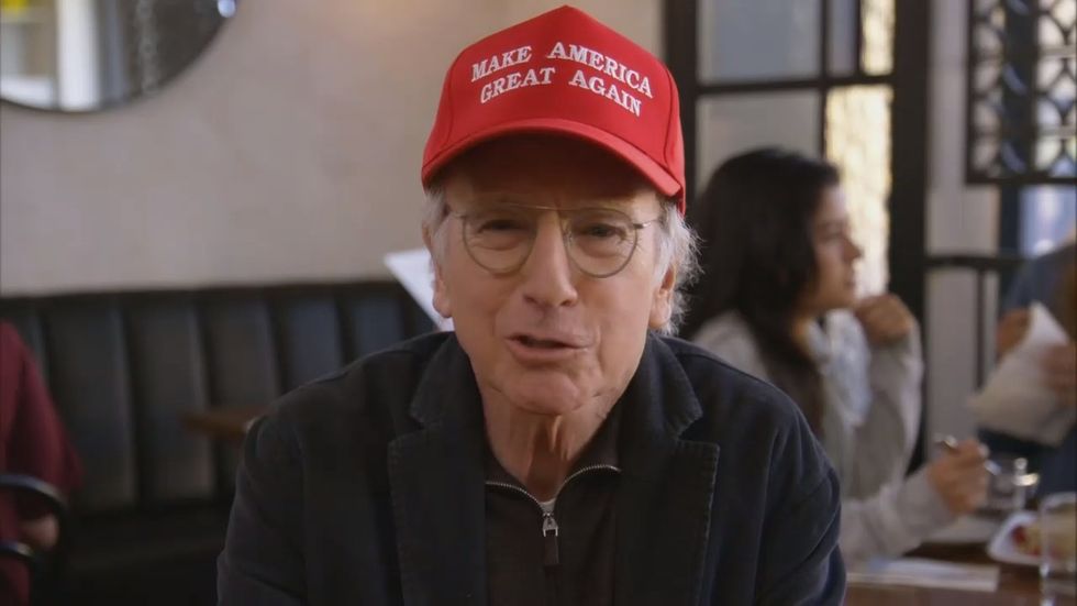 'It's a great people repellent': Larry David's 'Curb Your Enthusiasm' mocks Trump's MAGA hat-wearing supporters