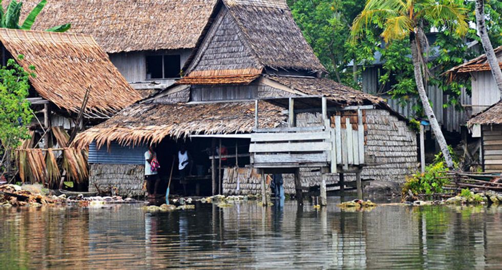 Sea-level rise has already swallowed five whole islands in the Pacific