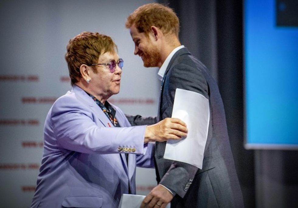 Elton John and Prince Harry launch bid to 'smash' AIDS stigma