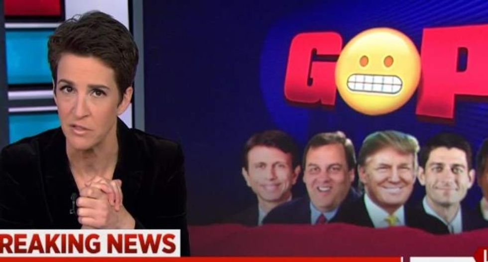 Rachel Maddow: Trump is so unpopular voters like him less than lice -- by nearly 30 points