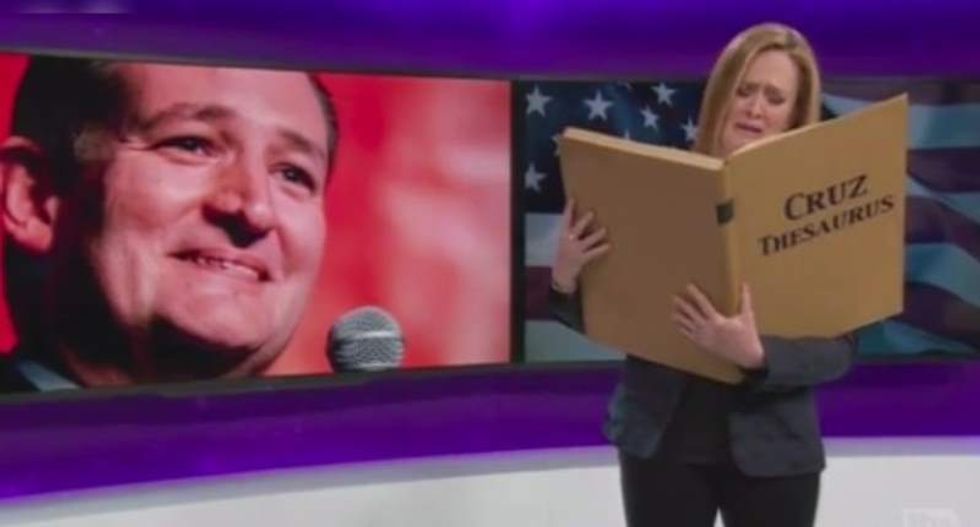 Samantha Bee says goodbye to Ted Cruz: 'Godspeed you fundamentalist swamp Reagan'