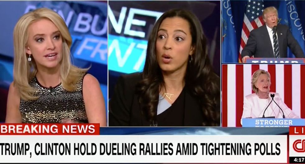 WATCH: Angela Rye ridicules Kayleigh McEnany for defending FBI's sudden Clinton doc dump before election