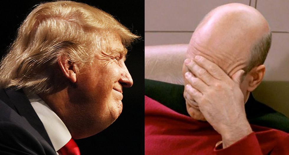 Internet mocks Trump for stealing Star Trek Starfleet logo for his Space Force