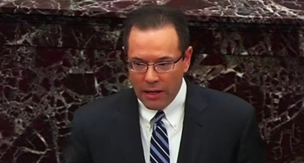 Trump lawyer Purpura busted by MSNBC for lying on the Senate floor during impeachment trial