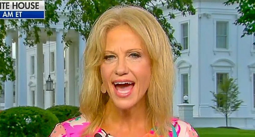Kellyanne Conway snaps at Dem senator for grilling Pompeo: Trump 'is acting civilly and getting things done'
