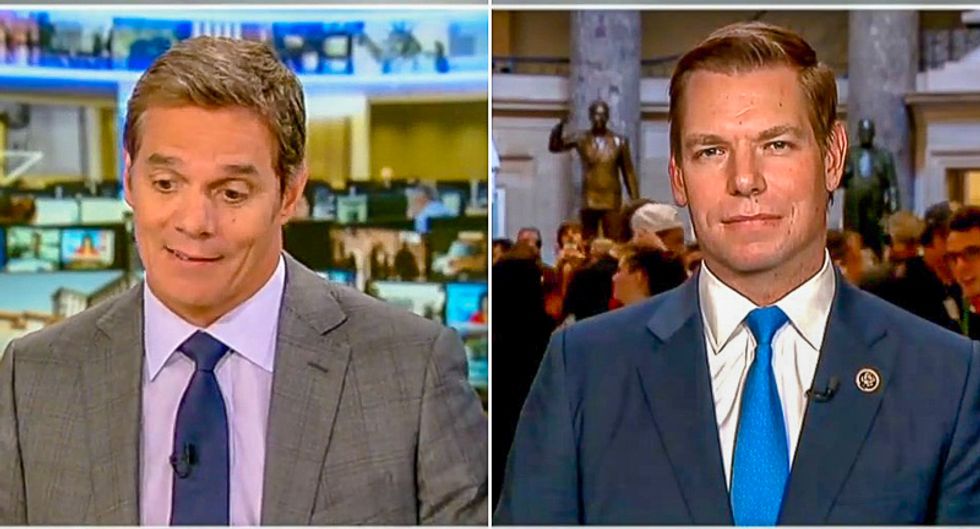 Eric Swalwell schools Fox host on Russia probe: 'If this is such a hoax, why are so many people pleading guilty?'