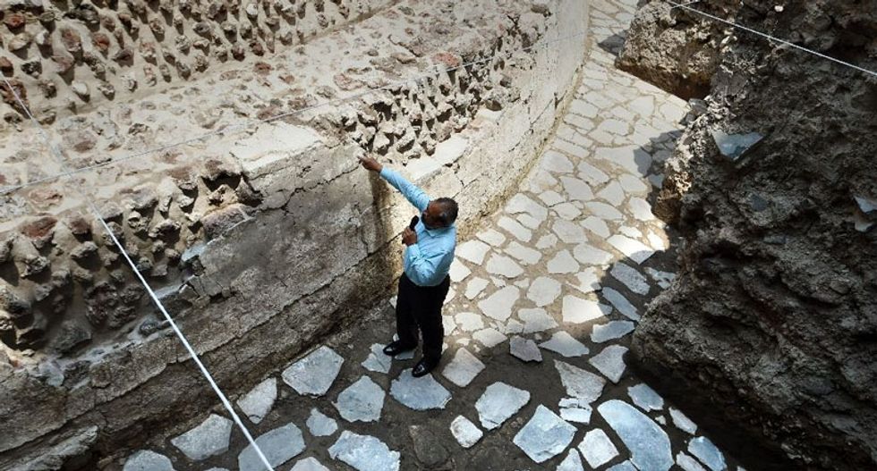 Ancient Aztec temple and ball court found in Mexico City