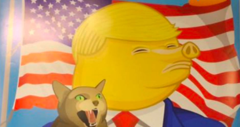 High school students’ paintings mocking Trump removed from New Jersey art exhibit