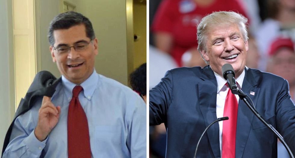 Here’s how California’s attorney general is leading the ‘nationwide resistance to Trump’ on health care, civil rights — and Russia