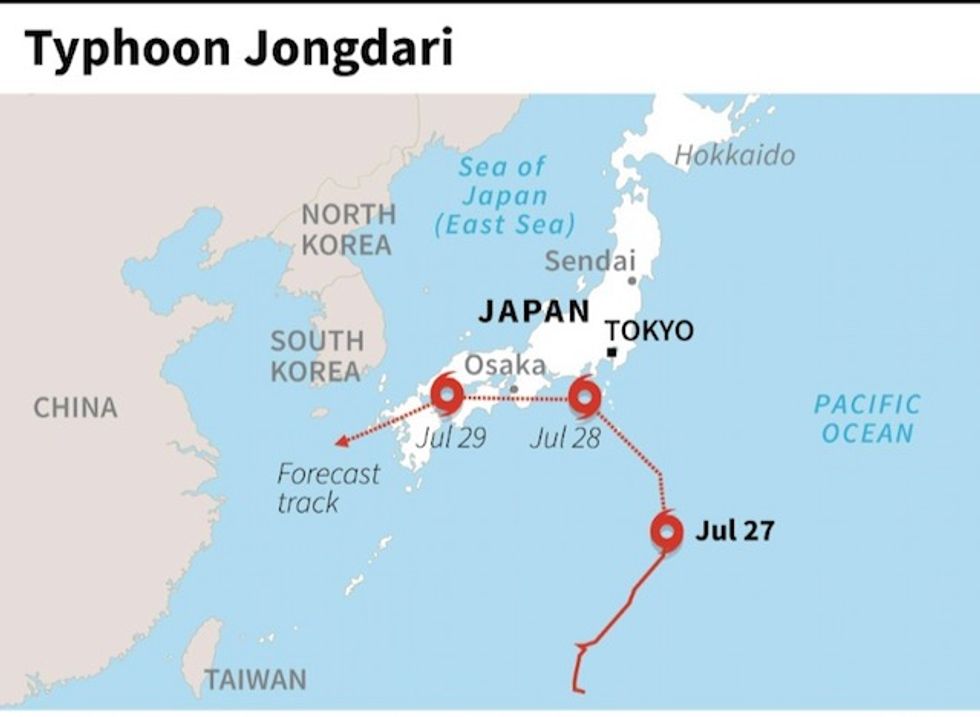 Disaster-hit Japan braces for powerful typhoon