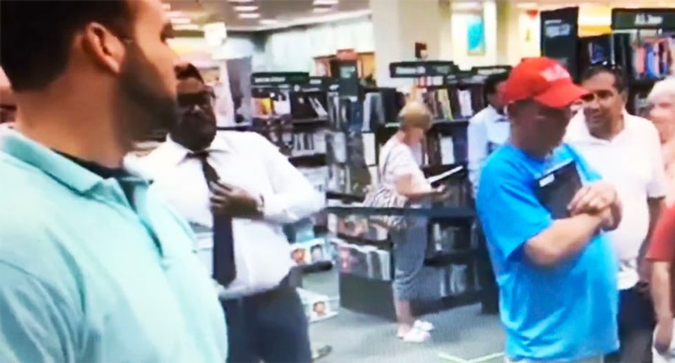 Former classmate confronts Sean Spicer at book signing and accuses him of calling him the N-word